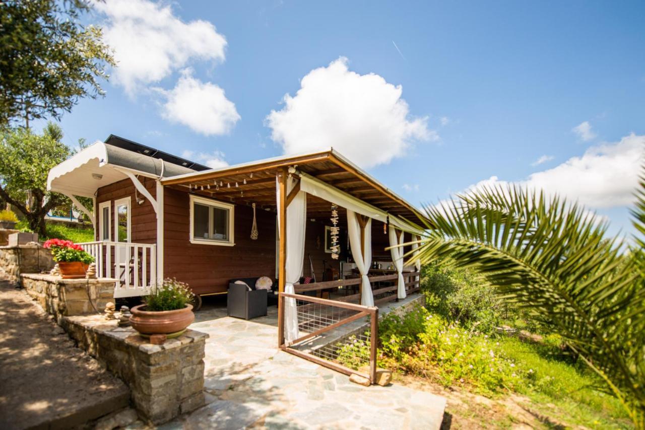 Hakuna Matata Holidays Wooden Lodge With Airco & Pool In Greek Olive Grove Methóni Eksteriør bilde